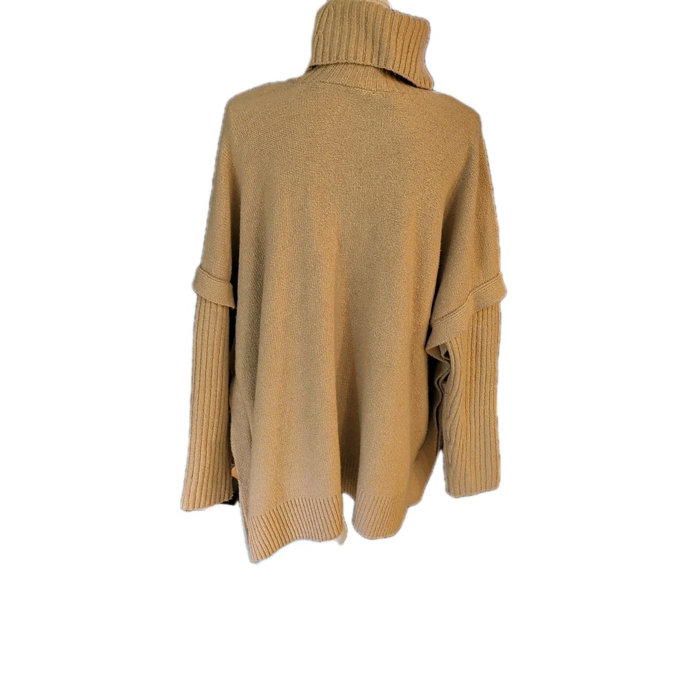 Simply Vera Vera Wang Women's Turtleneck Sweater Size XL/XXL Tan Long Sleeves - Picture 3 of 6